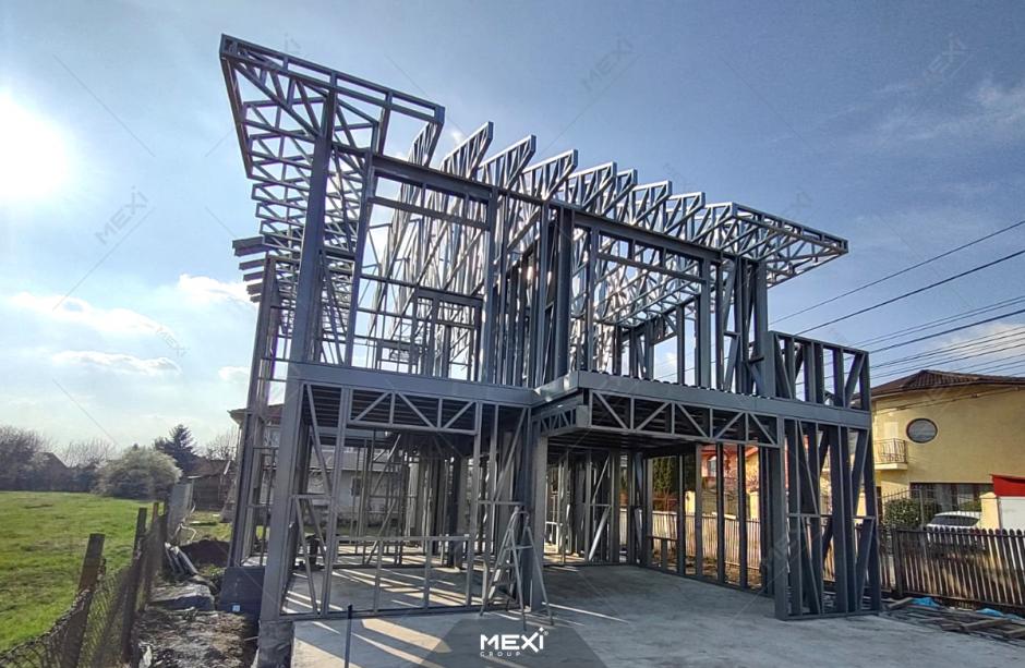 Montaj structură metalică la Casă familială - Otopeni
