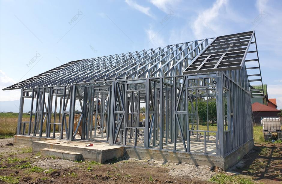 Montaj structură metalică la Locuinta parter - Bod