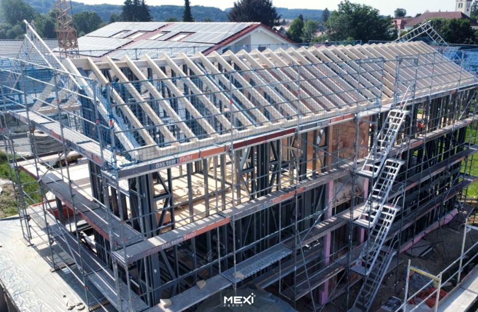 Montaj structură metalică la Clădire colectivă - Germania