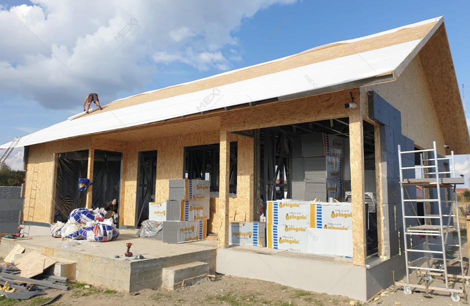 construire locuinta pe structura usoara din otel inchideri exterioare